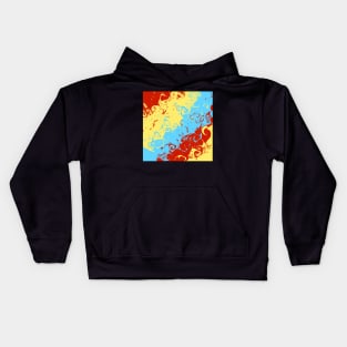 Colorful Twirling effect Kids Hoodie